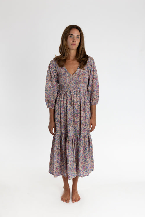 Isaura Midi Grape Agate Block