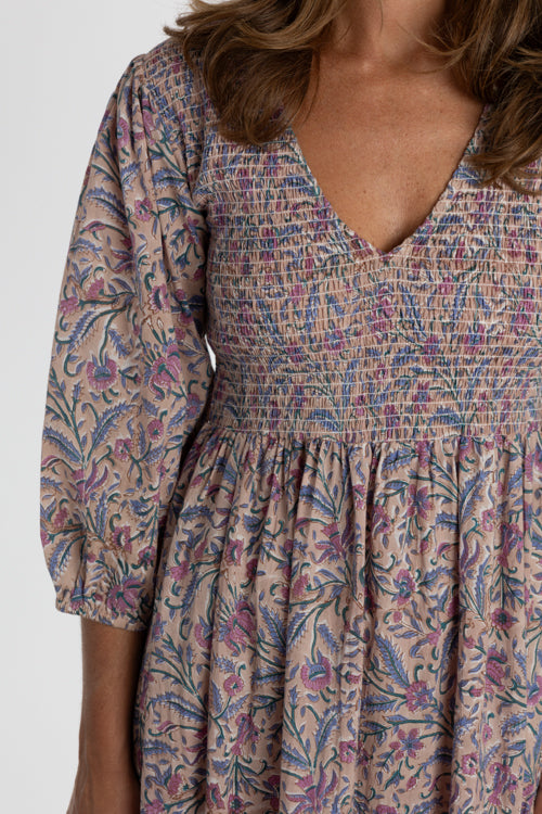 Isaura Midi Grape Agate Block