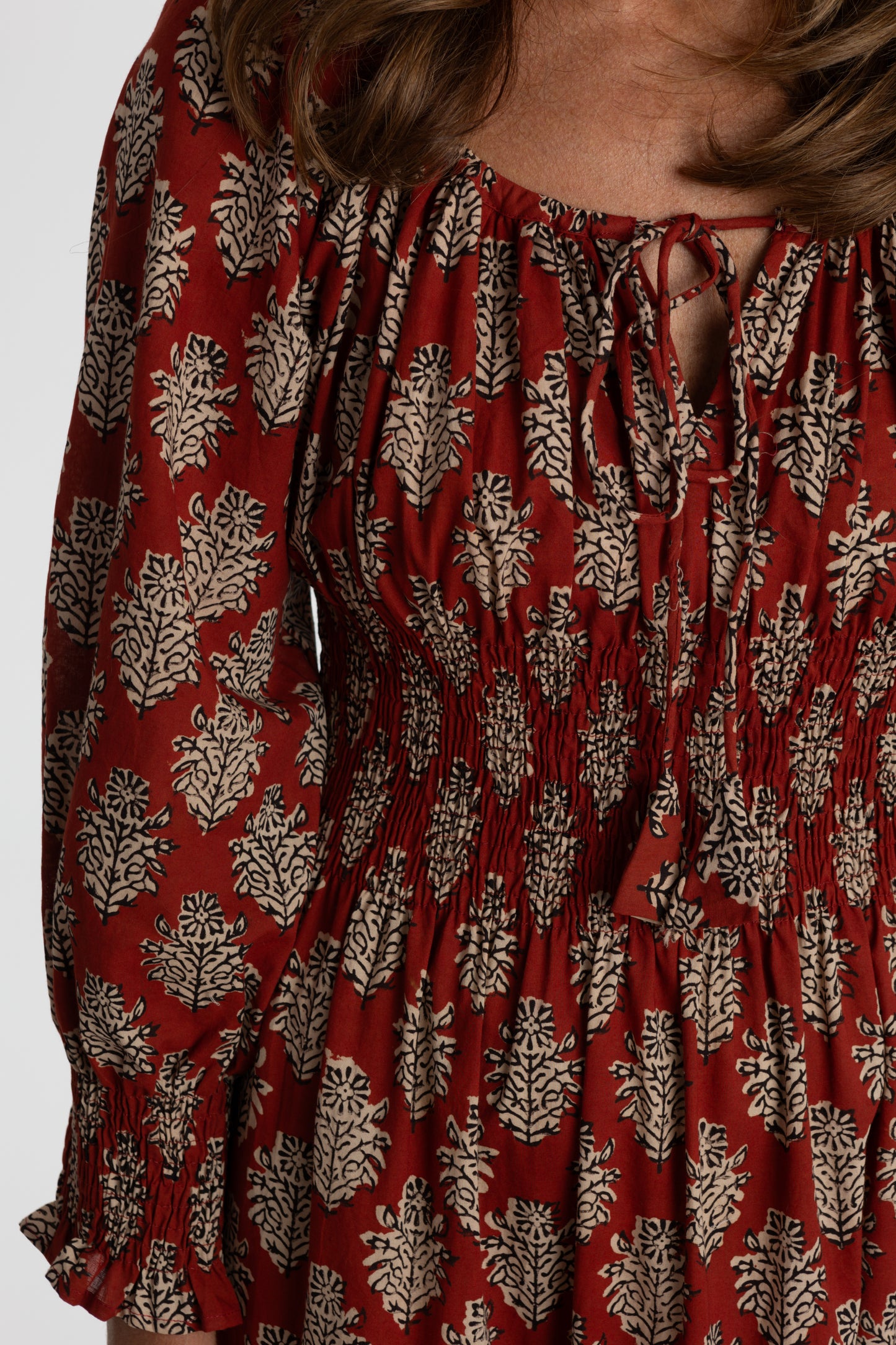 The Lily Gown Red Jasper Block