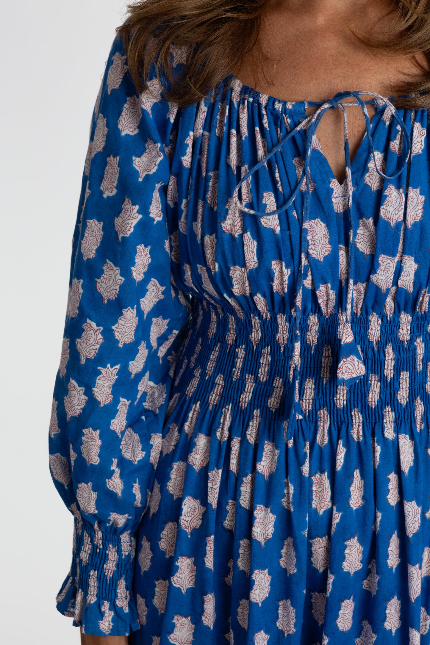 The Lily Gown Azurite Bloom Block