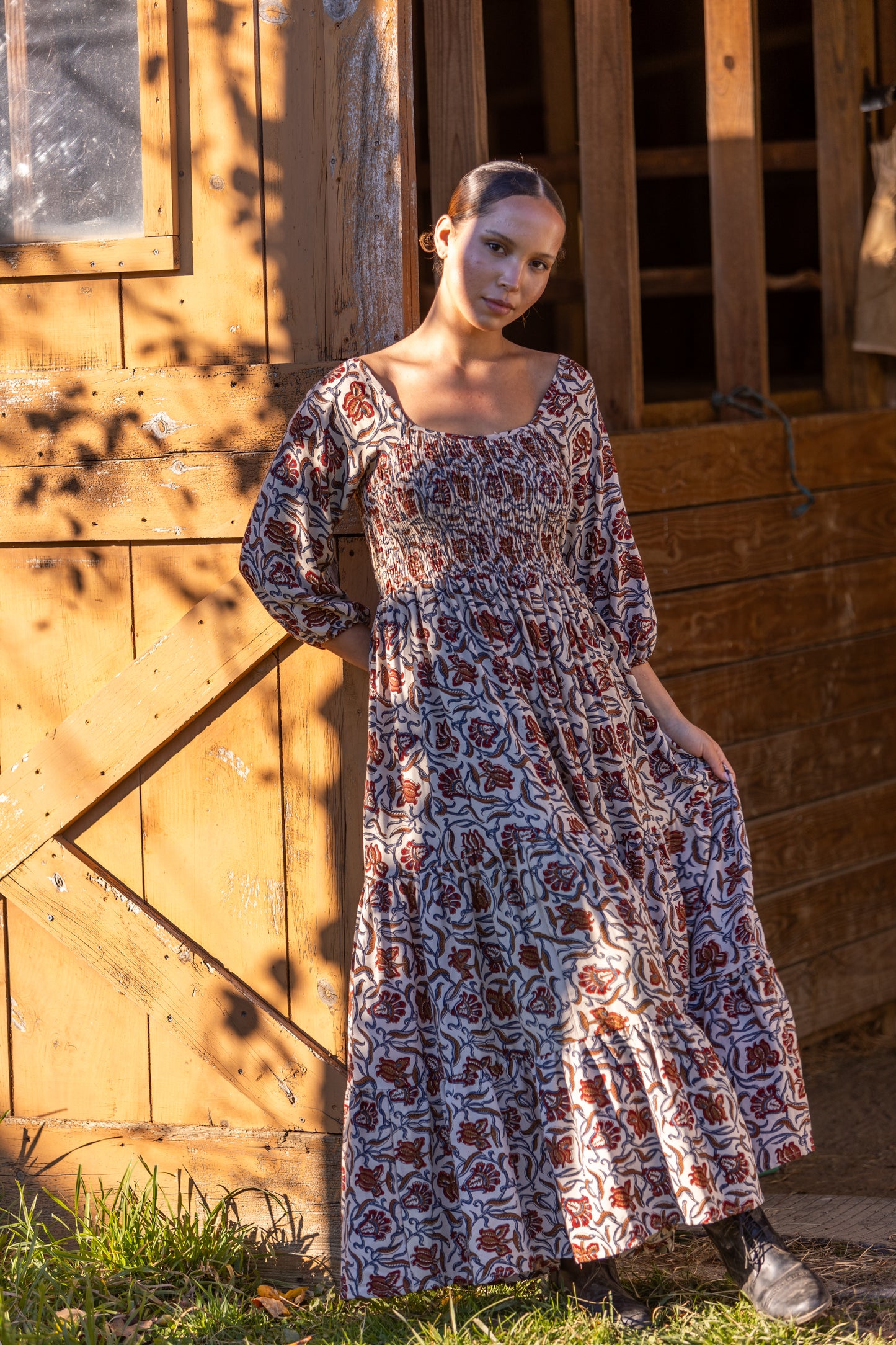 Small Batch Thistle Gown/Jewel Garden Block