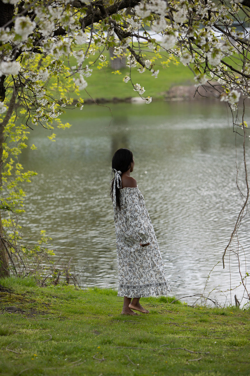 The Hope Nightgown - Hand Block Print Dress