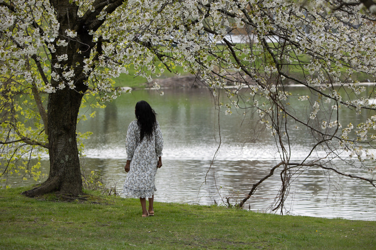 The Hope Nightgown - Hand Block Print Dress