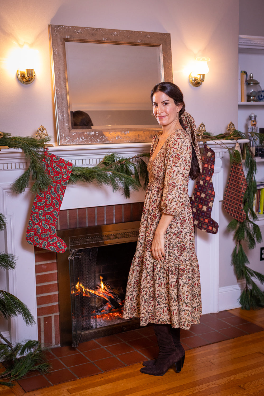 The Isaura - Hand Block Print Dress