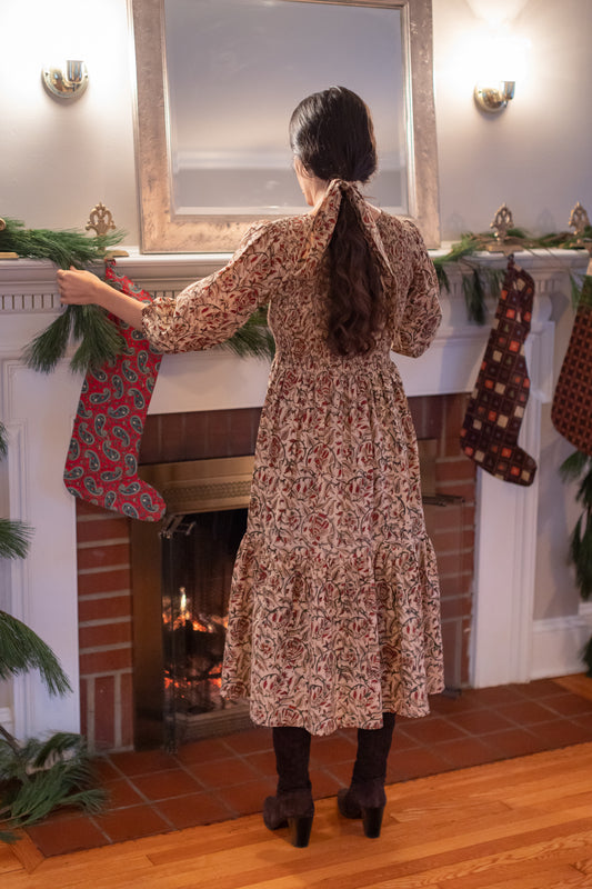 The Isaura - Hand Block Print Dress