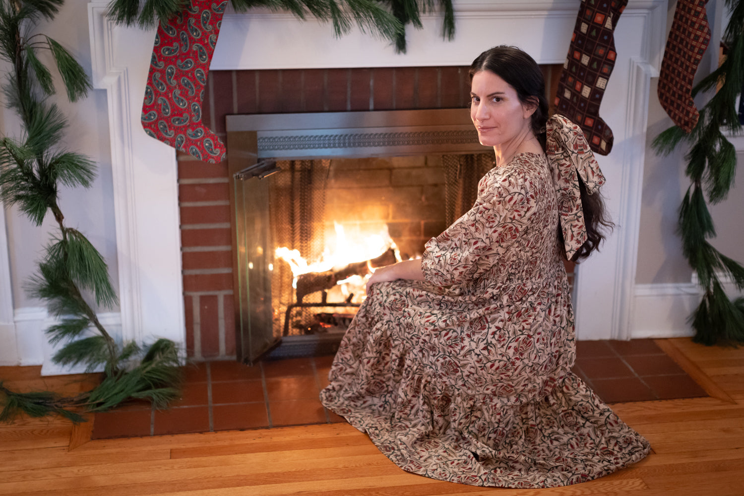 The Isaura - Hand Block Print Dress