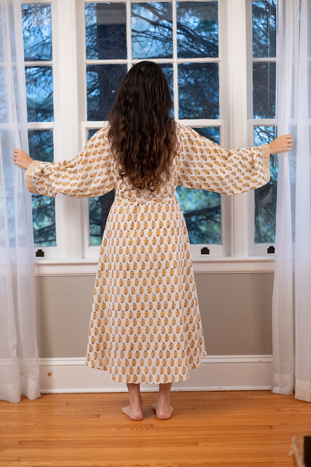 The Stella Robe - Hand Block Print