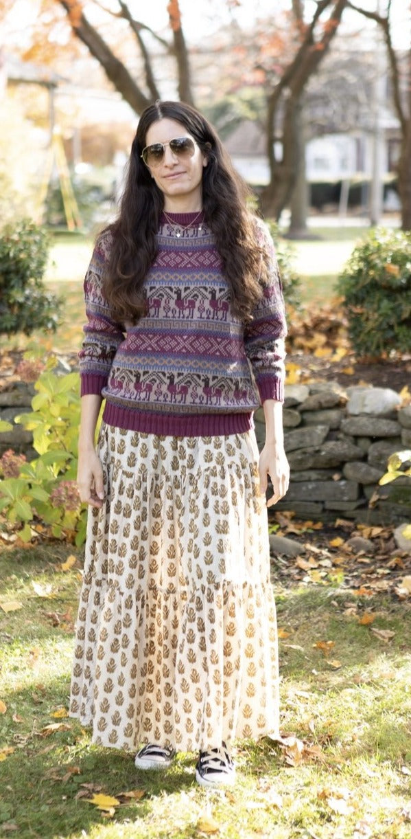 Fair Trade Market sweater of alpaca and wool