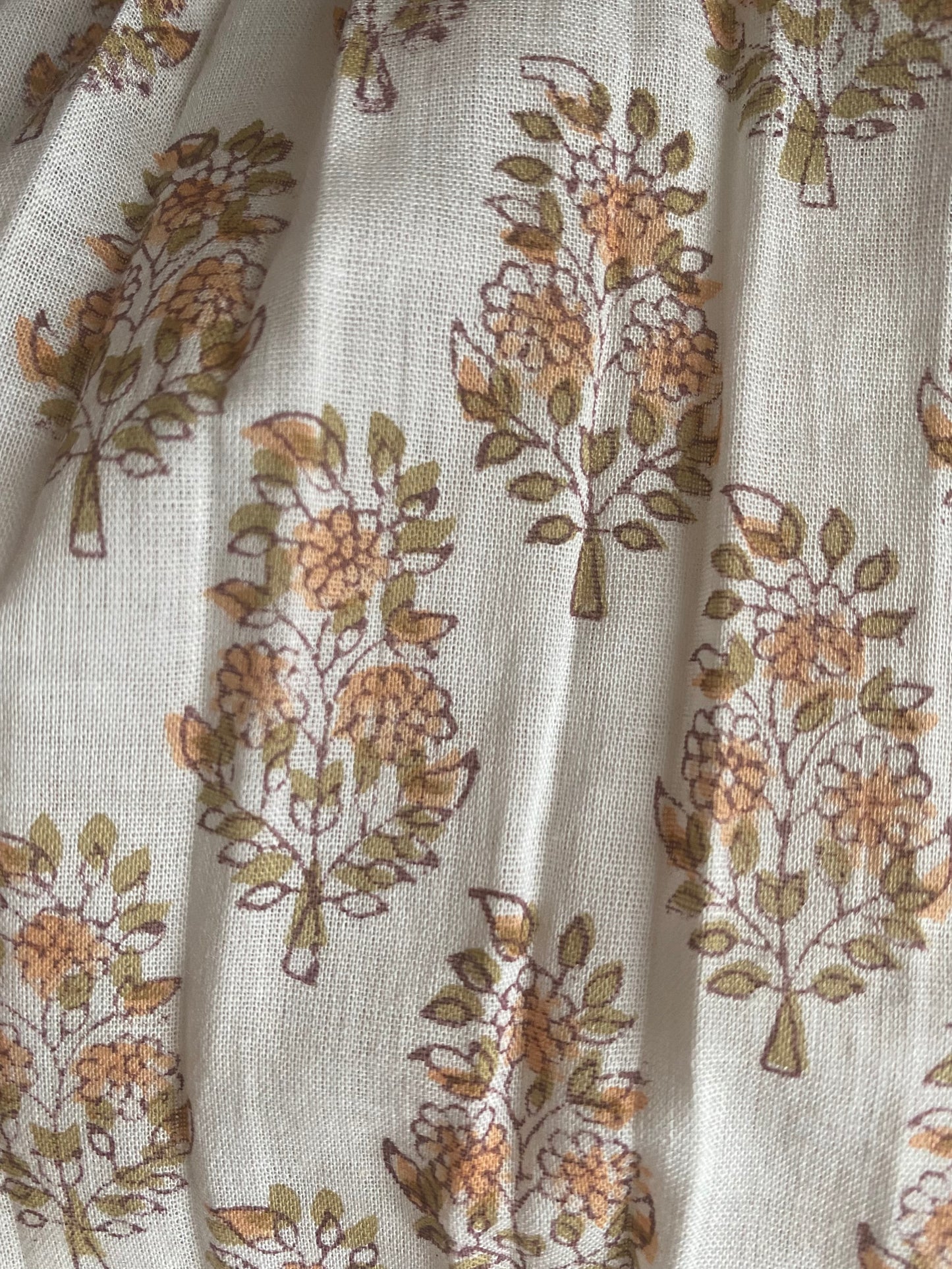 The Gracie Gown -  Hand Block Print Dress