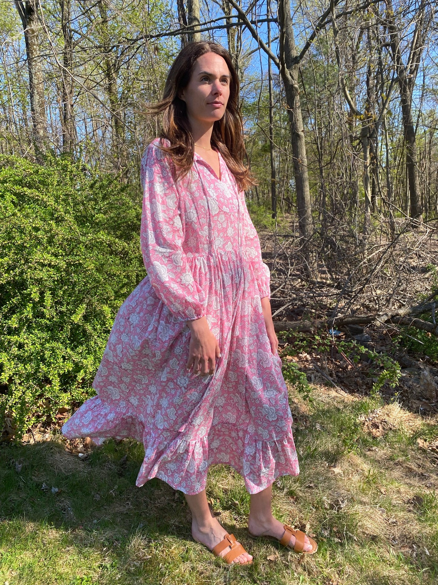 The Frances Dress Blushing Garden Block