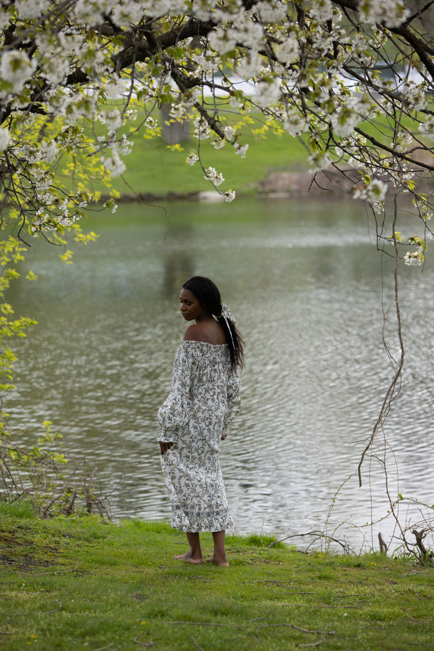 The Hope Nightgown - Hand Block Print Dress