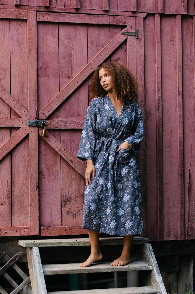 The Sage Robe - Hand Block Print