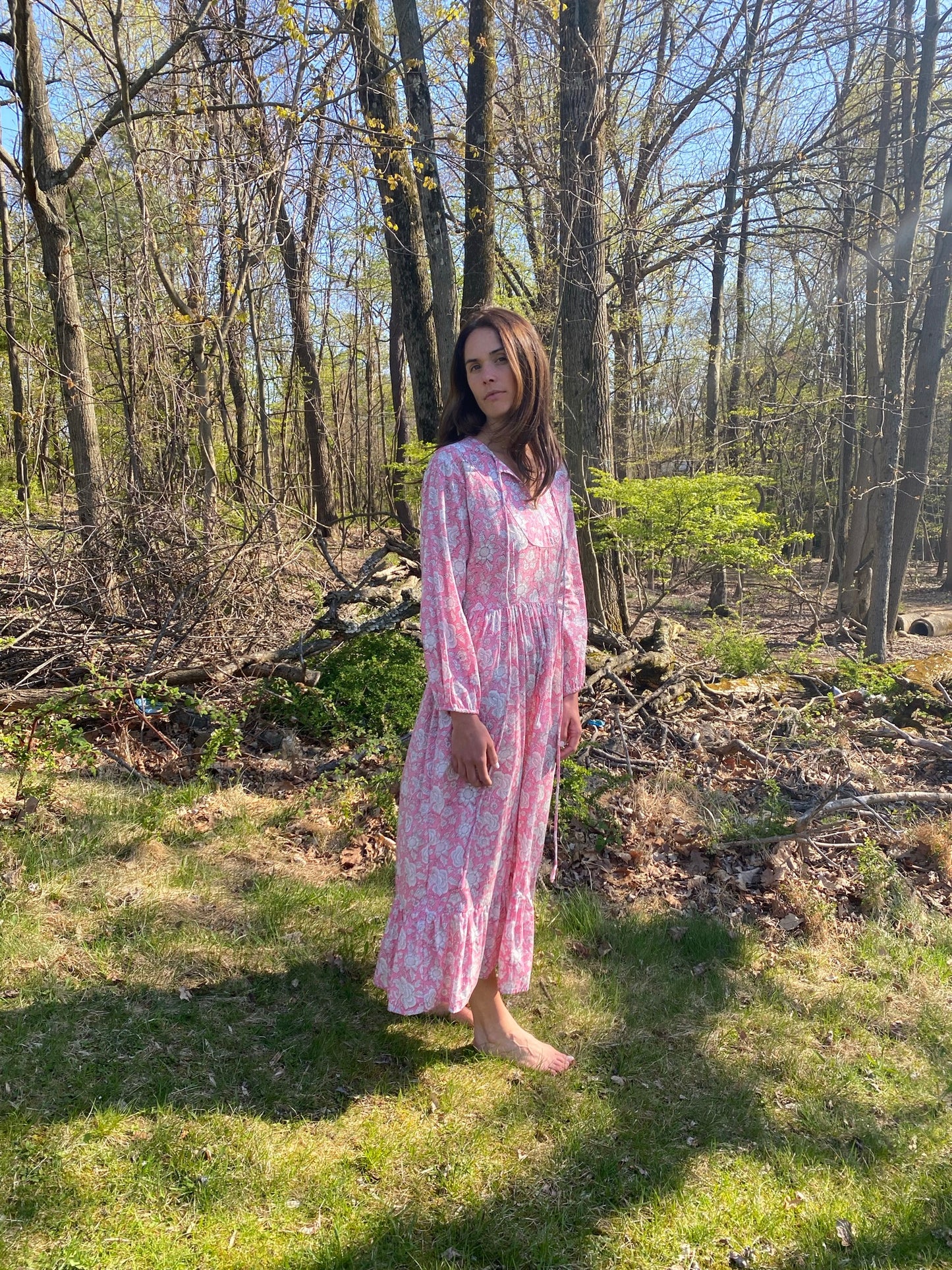 The Frances Dress Blushing Garden Block