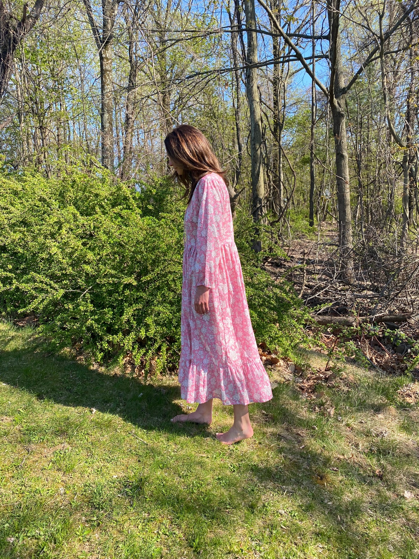 The Frances Dress Blushing Garden Block