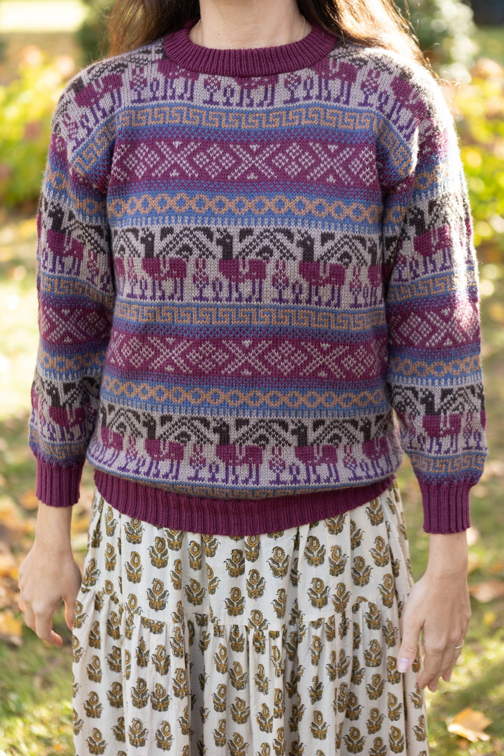 Fair Trade Market sweater of alpaca and wool