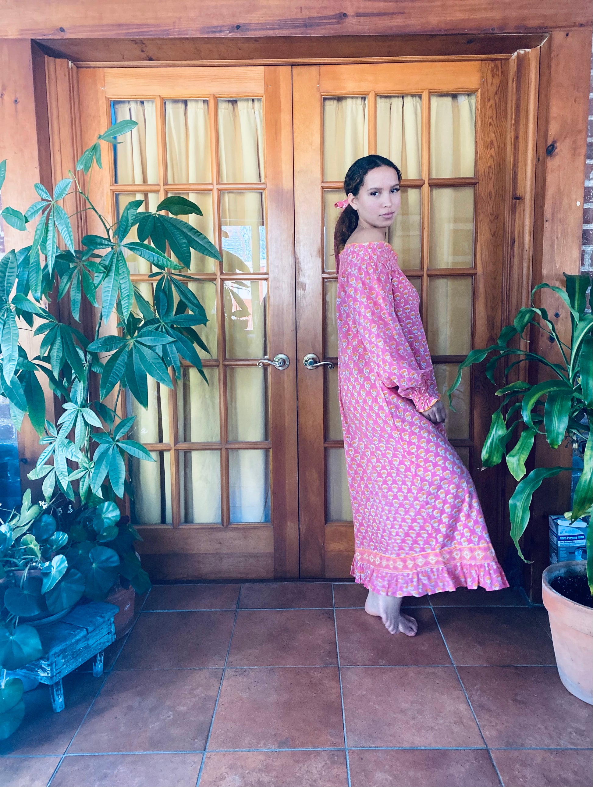 The Hope Nightgown - Hand Block Print Dress