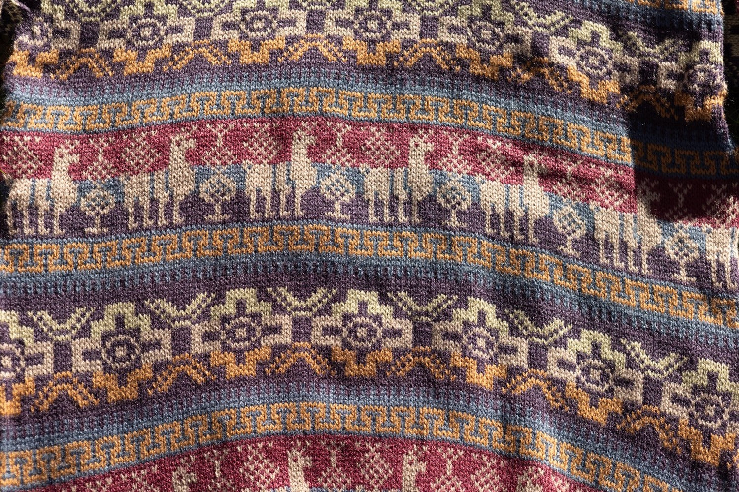 Fair Trade Market sweater of alpaca and wool