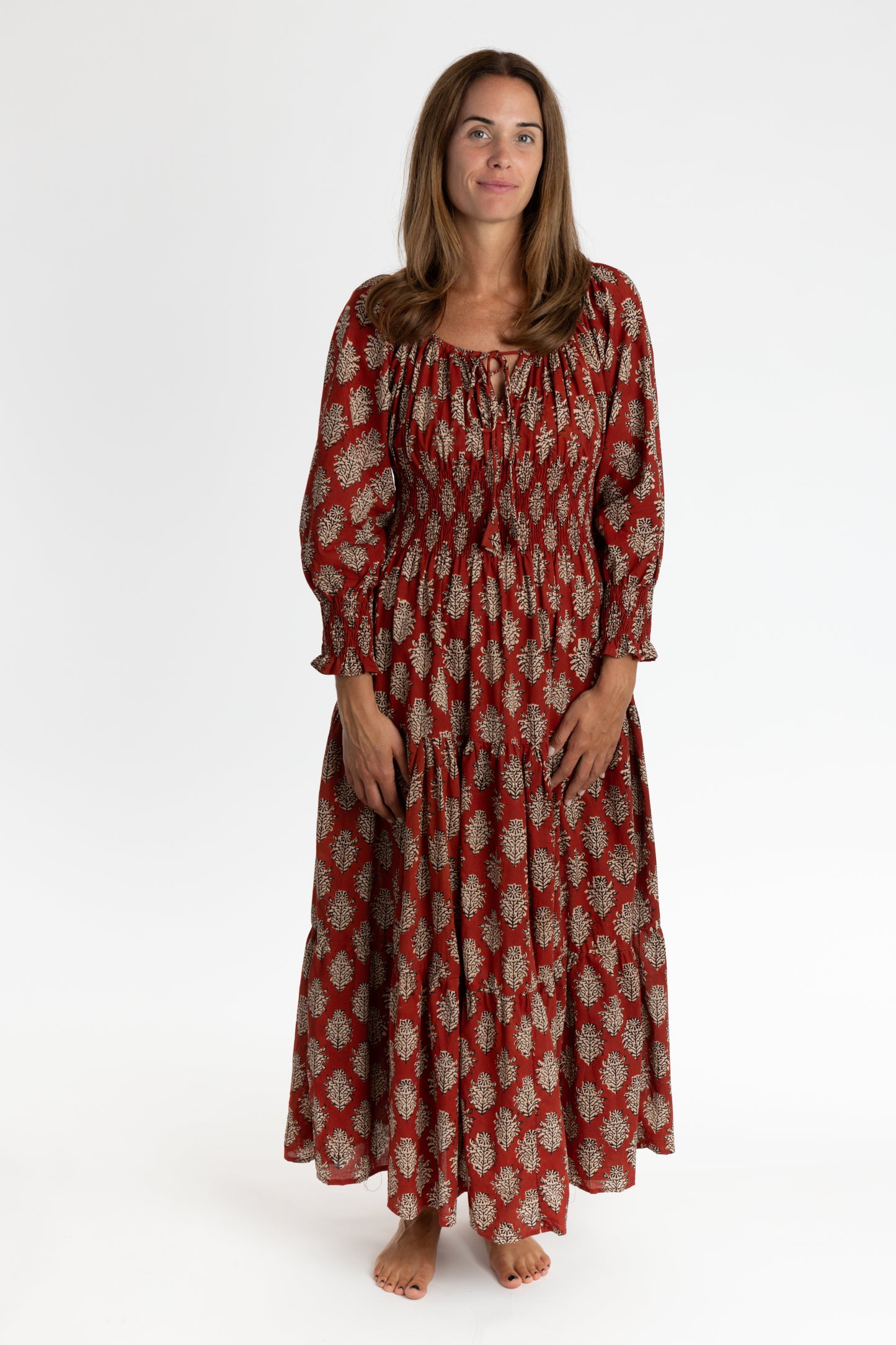 The Lily Gown Red Jasper Block