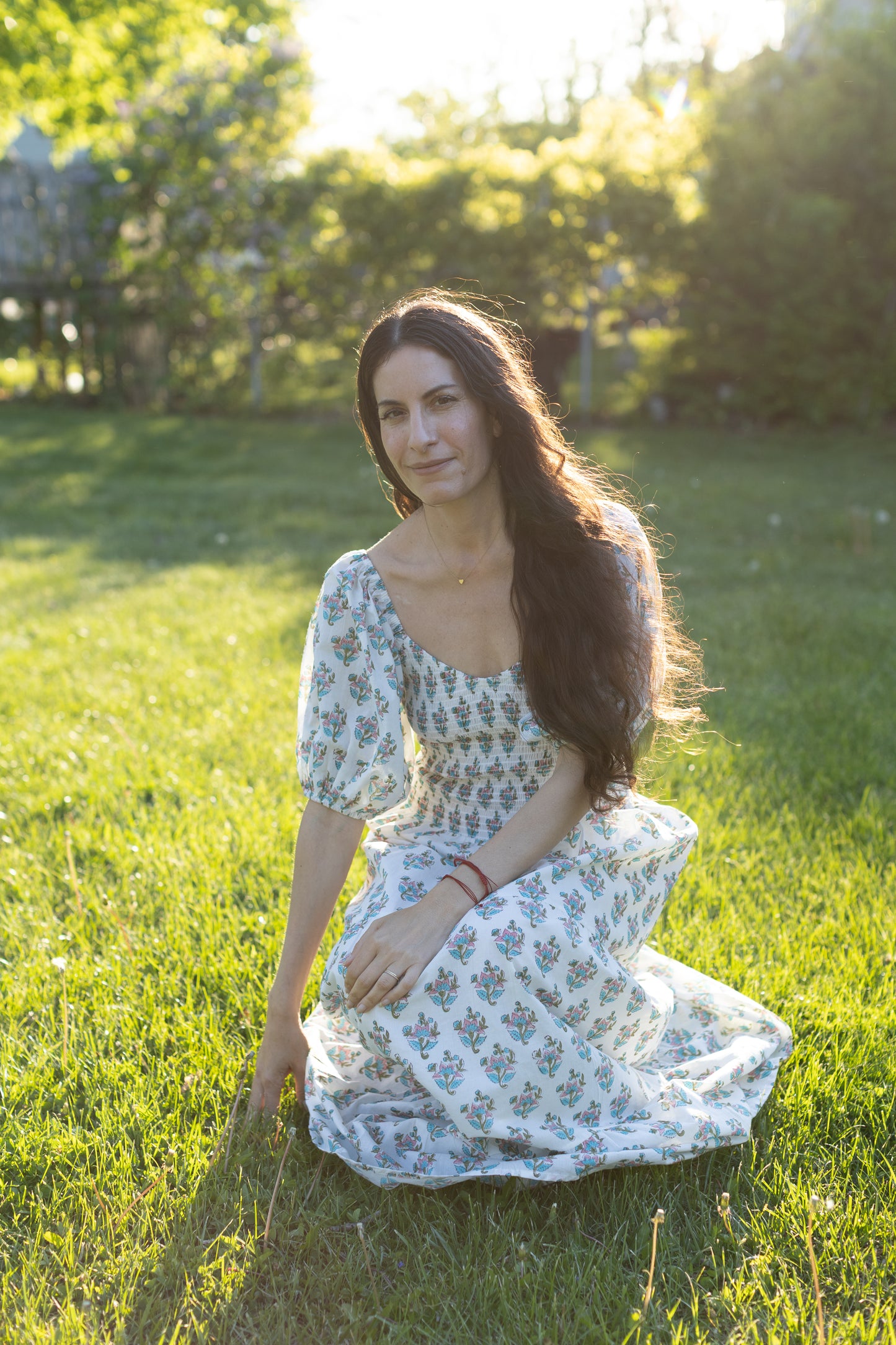 The Odette Dress Dream Garden Block