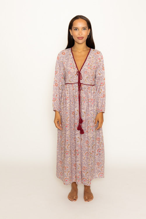 The Raya Gown Rose Jardin Block