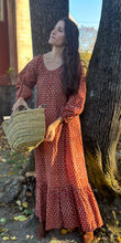 Load image into Gallery viewer, The Raven Gown - Hand Block Print Dress
